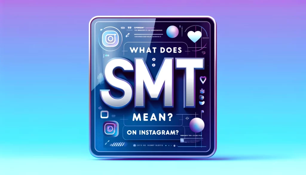 What Does SMT Mean On Instagram